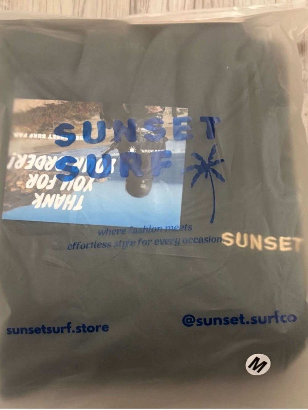 Sunset Surf 'Let's Explore Together' Pullover Hoodie + Canvas Tote Bag! SIZE M - Picture 4 of 6